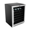 Whynter 24 inch Built-In 46 Bottle Undercounter Stainless Steel Wine Refrigerator BWR-408SB